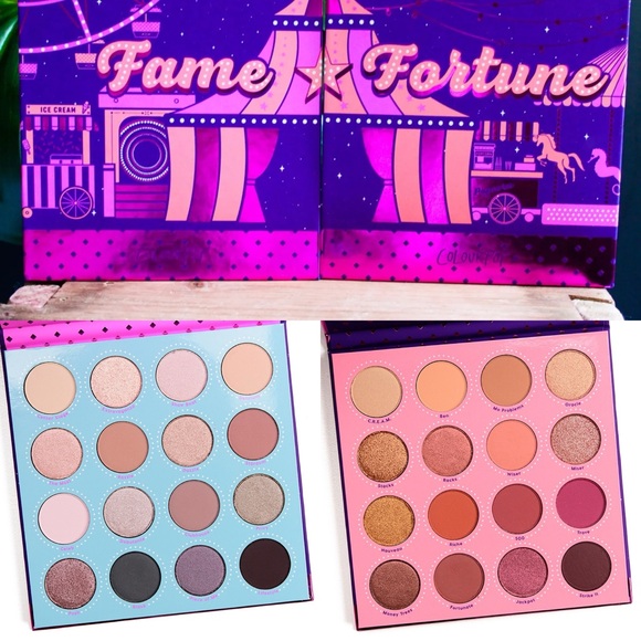 Colourpop Other - 🆕🎠 SET OF 2: “Fame” and “Fortune” Eyeshadow Palettes - Colourpop - RARE